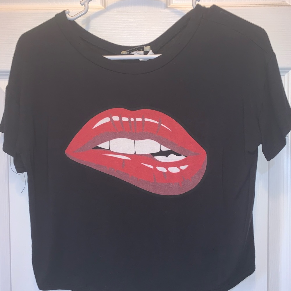 Open back crop top
